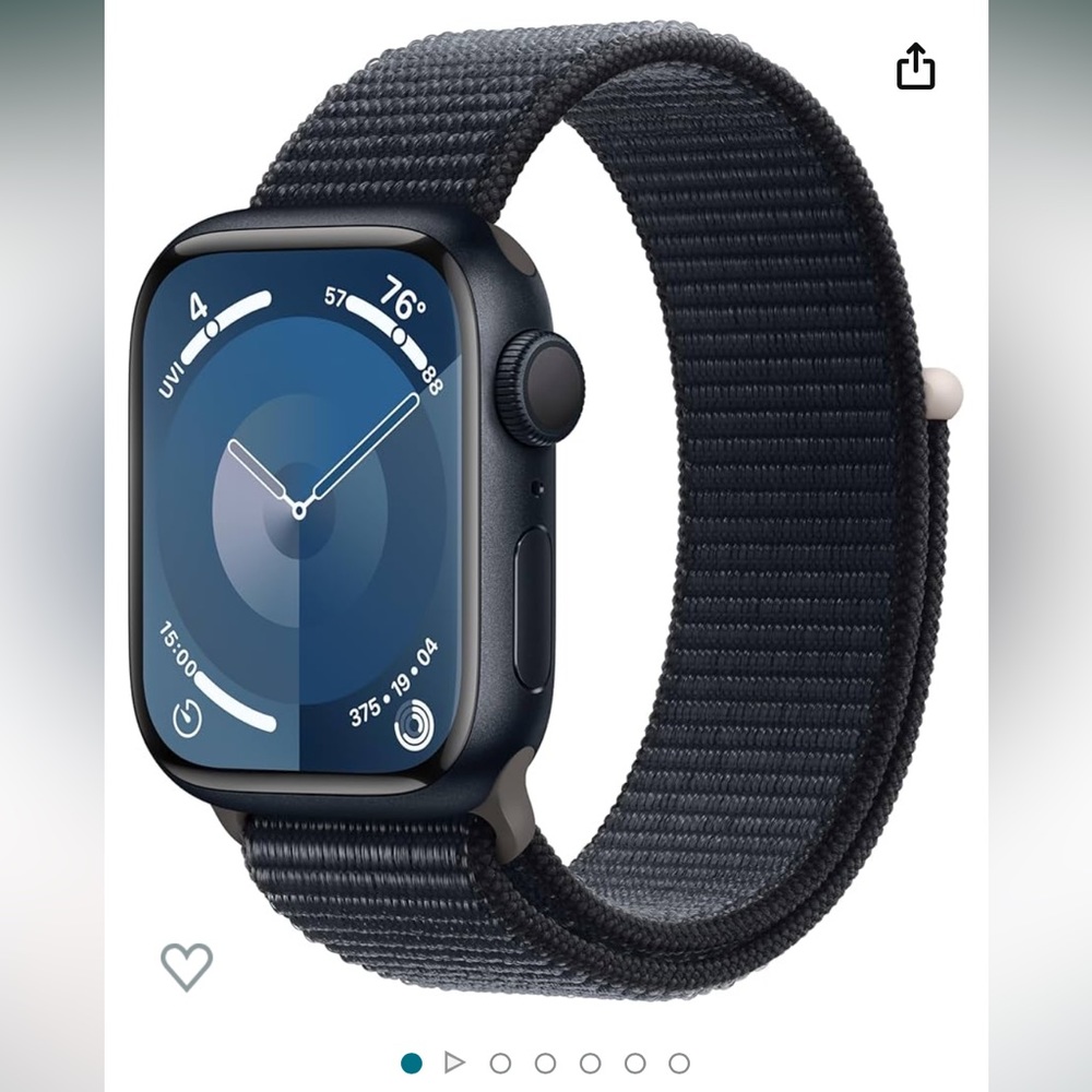 Series 9 Apple Watch 41 MM. GPS TRACKING. Midnight Aluminum